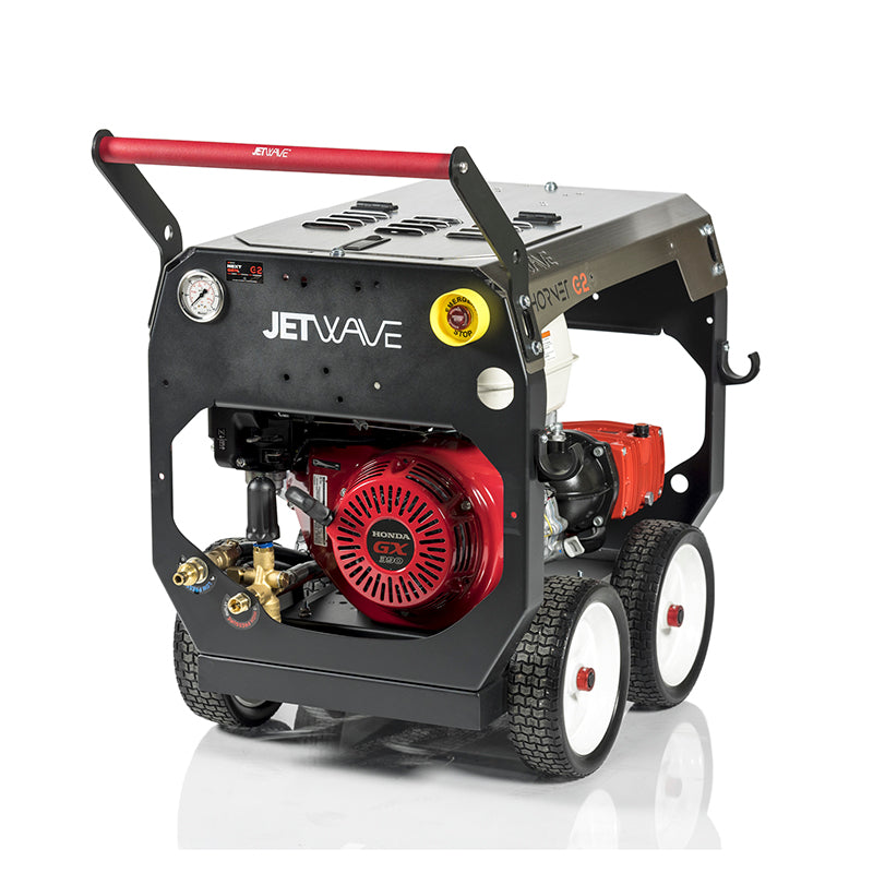 Jetwave Hornet G2 200-21 Cold Water Petrol Pressure Washer Front Side View