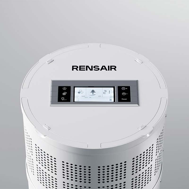 Rensair Q01B control panel display